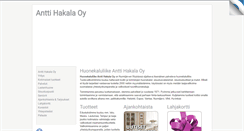 Desktop Screenshot of anttihakala.fi