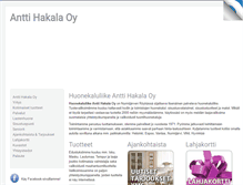 Tablet Screenshot of anttihakala.fi